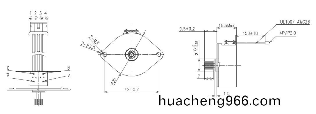 OT-SM35P-525步(bu)進電(dian)機|微(wei)型打(da)印機電機(ji)|炤(zhao)片(pian)打(da)印(yin)機電機(ji)|醫(yi)療(liao)設(she)備電機(ji)-萬(wan)至達(da)電機