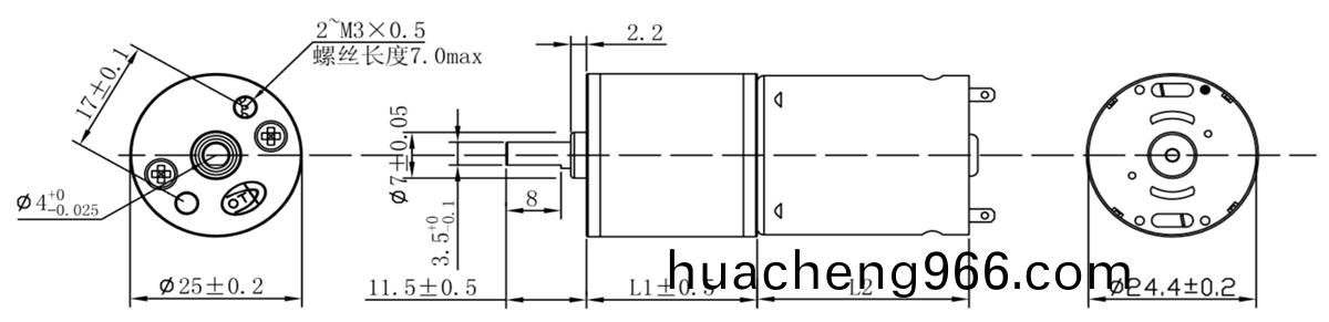 OT-25GA減速(su)電(dian)機(jī)|減(jian)速(su)齒(chi)輪箱(xiang)|直(zhi)流減(jian)速電(dian)機(jī)(ji)|減(jian)速馬(ma)達(dá)(da)-萬(wàn)至(zhi)達(dá)電機(jī)