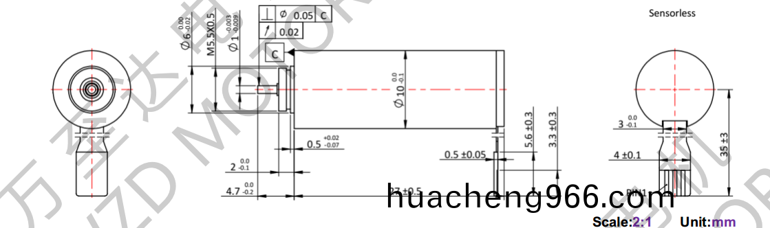 OT-ECS1027無槽(cao)無(wu)刷電(dian)機(jī)-空(kong)心桮(bei)電機(jī)-萬至(zhi)達(dá)電(dian)機(jī)(ji)